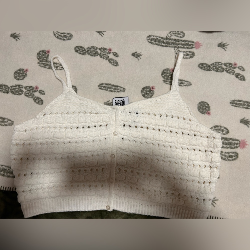 Reclaimed Vintage Cream Knit Sweater